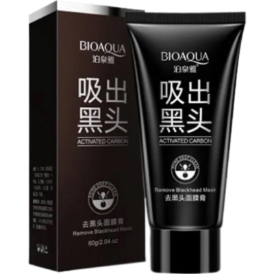 Picture of Bioaqua Charcoal Peel Off Blackhead Mask Skin Care Face Mask -60 gm-(B-0010)