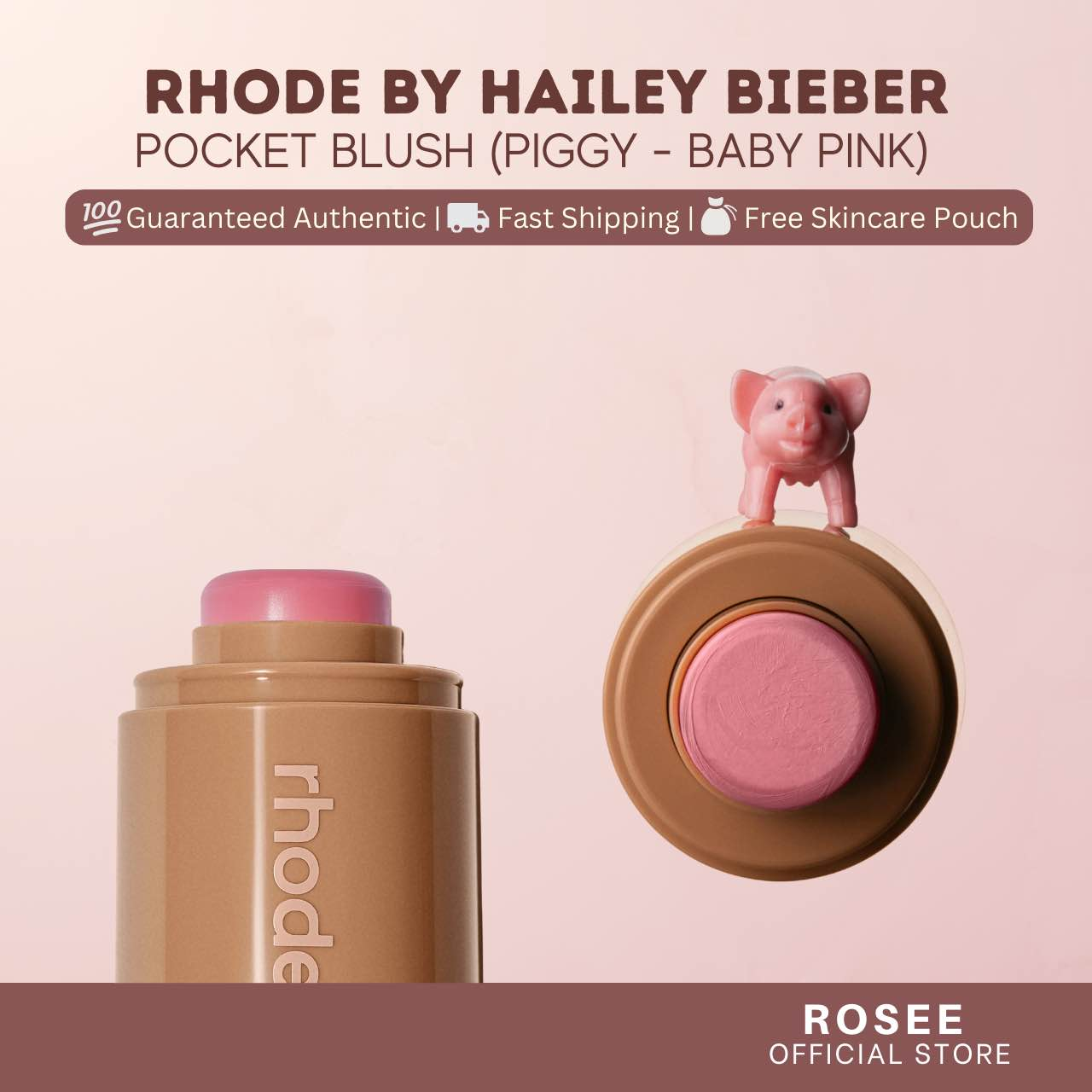 Picture of Rhode Pocket Blush -Toasted Teddy (Bronze Terracotta)-(R0010)