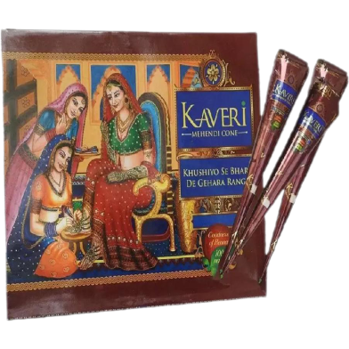 Picture of Authentic Kaveri Mehendi Cone 3pc-(B-0010)