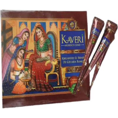 Picture of Authentic Kaveri Mehendi Cone 3pc-(B-0010)