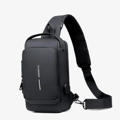 Picture of Men's Multi-function Anti-theft USB Shoulder Bag Crossbody Bag Travel Sling Bag Pack Messenger Pack-(B-0010)