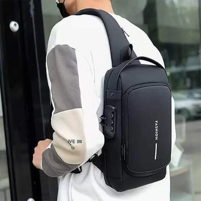 Picture of Men's Multi-function Anti-theft USB Shoulder Bag Crossbody Bag Travel Sling Bag Pack Messenger Pack-(B-0010)