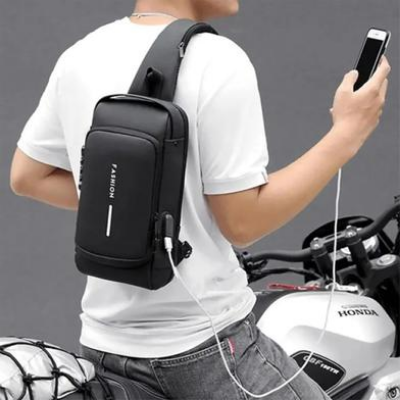 Picture of Men's Multi-function Anti-theft USB Shoulder Bag Crossbody Bag Travel Sling Bag Pack Messenger Pack-(B-0010)