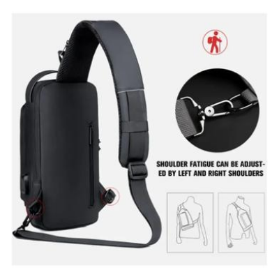 Picture of Men's Multi-function Anti-theft USB Shoulder Bag Crossbody Bag Travel Sling Bag Pack Messenger Pack-(B-0010)