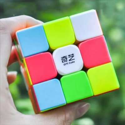 Picture of Qytoys Stickerless 3x3 Puzzle Speed â€‹â€‹Cube Magic Rubik's Cube-(B-0010)