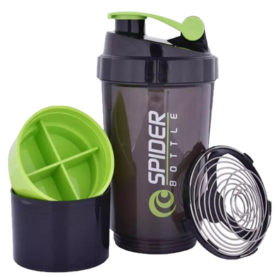 Picture of Stay Hydrated and Energized with the Spider Shaker Bottle Perfect for Gym - A Convenient Way to Mix Protein Shakes and Keep Going Through Your Workouts-(B-0010)