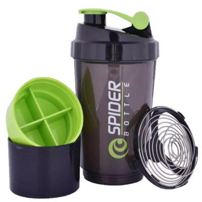 Picture of Stay Hydrated and Energized with the Spider Shaker Bottle Perfect for Gym - A Convenient Way to Mix Protein Shakes and Keep Going Through Your Workouts-(B-0010)