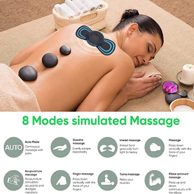 Picture of Mini Massager Rechargeable Shoulder and Neck Massager for Muscle Pain Relief Neck Massager Muscle Massage Machine-(B-0010)