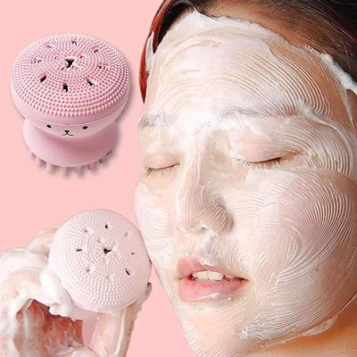 Picture of Limpidor Facial Octopus Shape Deep Pore Exfoliating Cleansing Face Brush Silicone Facial Cleaning Brush for Skin Care-10 -Multicolor-(B-0010)
