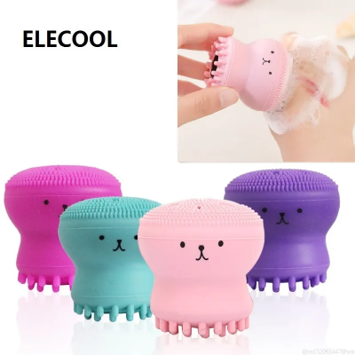 Picture of Limpidor Facial Octopus Shape Deep Pore Exfoliating Cleansing Face Brush Silicone Facial Cleaning Brush for Skin Care-10 -Multicolor-(B-0010)