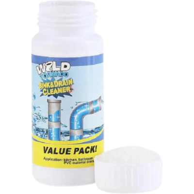 Picture of Pipe Drain Cleaner Kitchen Sink Toilet Drain Cleaner Block Unblock Powder Pipeline Clean Unblocker-(B-0010)