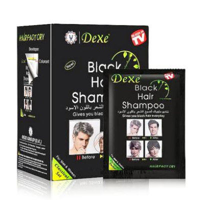 Picture of Dexe Black Hair Shampoo 25 ml - 10 Pcs-(B-0010)