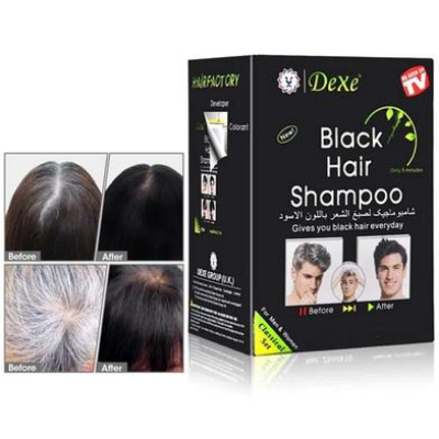 Picture of Dexe Black Hair Shampoo 25 ml - 10 Pcs-(B-0010)