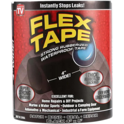 Picture of Flex Tape Strong Rubberized Waterproof Tape Super Strong Leaking Water Pipe Repair Tape Flex Tape Water-(B-0010)