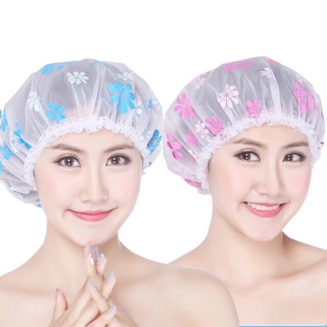 Picture of Waterproof Female Shower Cap/Women Shower Cap for Bath - 1 pcs-(F-0011)