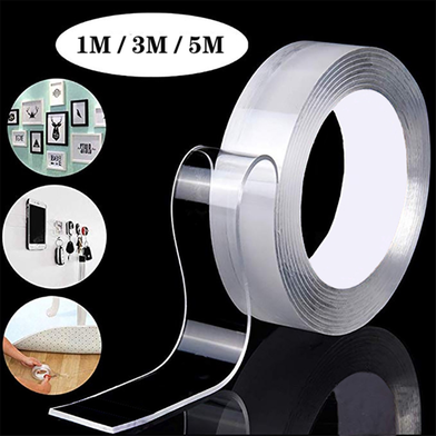 Picture of 3.8 Tube Core Clear Nano Double Side Adhesive Tape - 1Pcs-(F-0011)