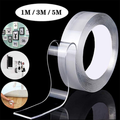 Picture of 3.8 Tube Core Clear Nano Double Side Adhesive Tape - 1Pcs-(F-0011)