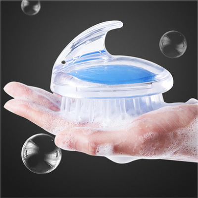 Picture of Silicone Shampoo Scalp Hair Massager Shower Brush Comb Care Tool -1 Pcs-(F-0011)-20 gm