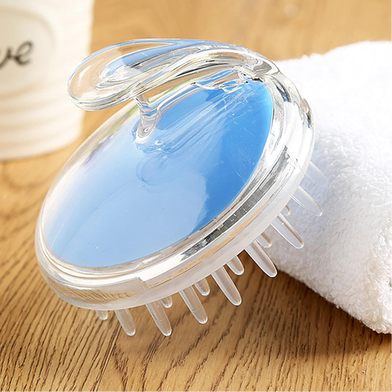 Picture of Silicone Shampoo Scalp Hair Massager Shower Brush Comb Care Tool -1 Pcs-(F-0011)-20 gm