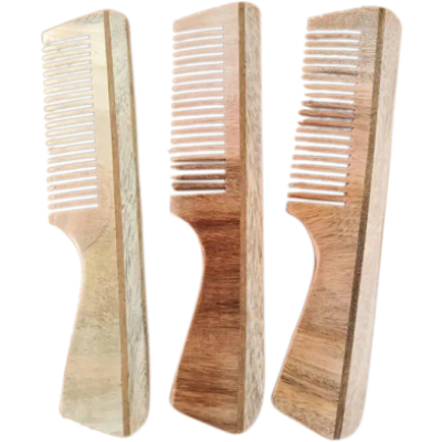 Picture of Wooden Hair Combs Wooden Hair Combs - 1pcs-(F-0011)