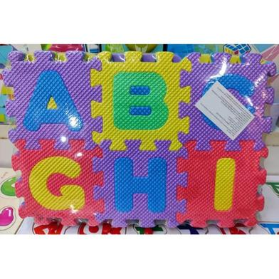 Picture of Foam Number Letter Puzzle 5x5 Floor Mat Foam Puzzle Game Children's Educational Toy (Alphabet A to Z and 1-10) - 1 Set-(F-0011)