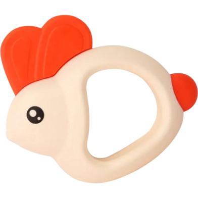Picture of Silicone head Rabbit Baby Hand Teether With Jhunjhuni CN -1pcs-(F-0011)