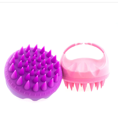 Picture of Silicone Shampoo Scalp Hair Massager Shower Brush Comb Care Tool -1 Pcs-(F-0011)-20 gm