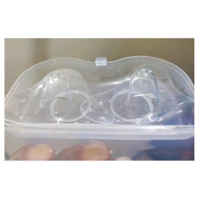 Picture of Nipple Shield with Carrying Box Breast Feeding Nipple - 2 Pcs-(F-0011)