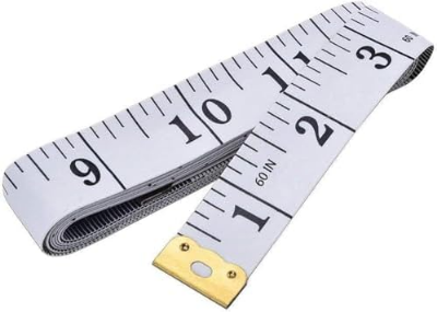 Picture of Double Scale Sided Soft Measuring Tailor Tape Without Iron Head (60 Inch 150 cm) -1 pcs-(F-0011)