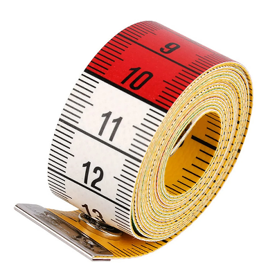 Picture of Double Scale Sided Soft Measuring Tailor Tape Without Iron Head (60 Inch 150 cm) -1 pcs-(F-0011)