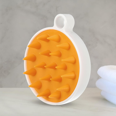 Picture of Silicone Shampoo Scalp Hair Massager Shower Brush Comb Care Tool -1 Pcs (Any Color)-(F-0011)-10 gm