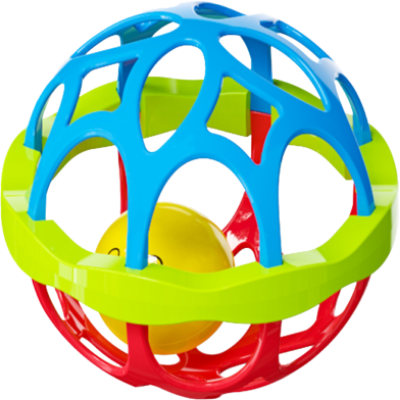 Picture of Baby Plastic Soothing Rattle Toy for Newborn Baby 0-3-6 Month Early Education Puzzle Hand Ball-(F-0011)