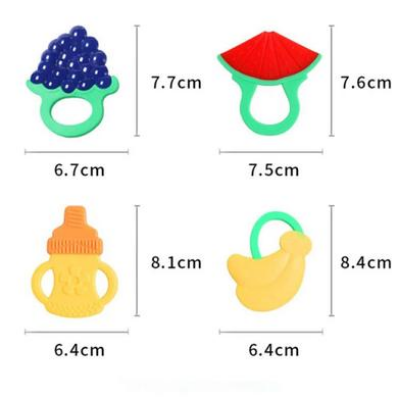 Picture of Silica Gel Baby Hand Teether CN-1pcs-(F-0011)