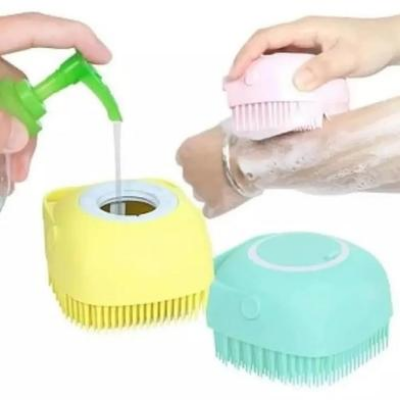 Picture of Soft Silicon Bath Sponge/Brush Soft -1pcs-(F-0011)