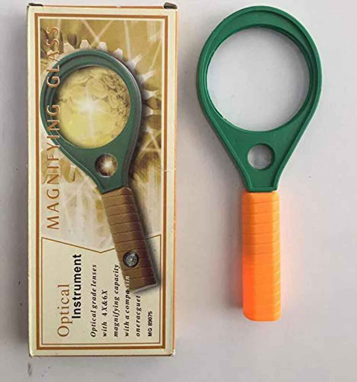 Picture of Magnifying Glass, Plastic Reading, 60 mm Optics - 1 pcs-(F-0011)