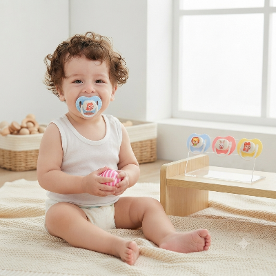 Picture of Silica Gel Pacifier For Baby Baby Chusni Teether CN -1 Pcs-(F-0011)
