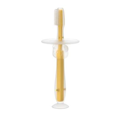 Picture of Full Silicone Soft-Bristled Baby Training Toothbrush and Teether - 1pc-(F-0011)