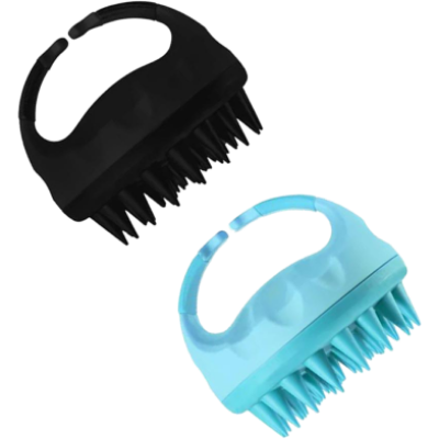 Picture of Silicone Shampoo Scalp Massager Brush - 1pc-(F-0011)