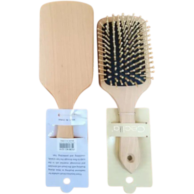 Picture of Premium Fashion Paddle Cushion Wooden Hair Brush/Comb-1pcs-(F-0011)