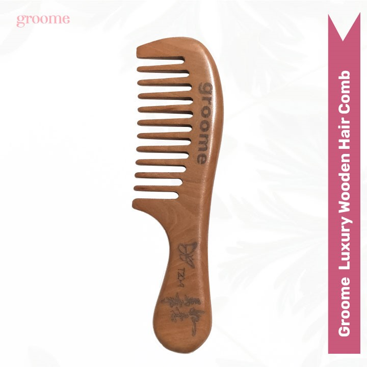 Picture of Wooden Hair Comb -1pcs-(F-0011)