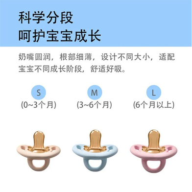 Picture of Children's anti-colic silica gel pacifier Baby Chusni Teether CN -1pcs-(F-0011)