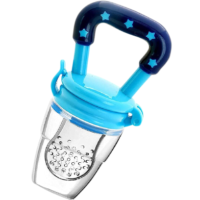 Picture of Children's Silicone Fruit and Veggie Nibbler Teether with Mesh Bag - 1pc-(F-0011)