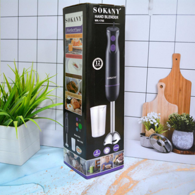 Picture of Sokany Electric Hand Blender Mixer Egg Beater hand blender Include Cup-(00CK)