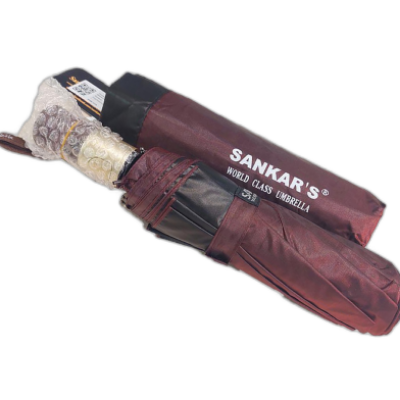 Picture of Sankar's Umbrella Auto Open 10 Ribs VIP (Any Colour From Maroon, Blue, Purple,Coffee, Violet) (S-905)-(C-AP)-Full Look: 40