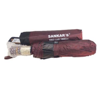 Picture of Sankar's Umbrella Auto Open 10 Ribs VIP (Any Colour From Maroon, Blue, Purple,Coffee, Violet) (S-905)-(C-AP)-Full Look: 40