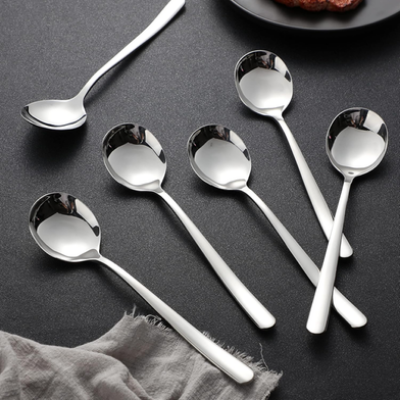 Picture of Stainless Steel Soup Spoon 7 Inch Set - 6 Pcs-(000-CK)
