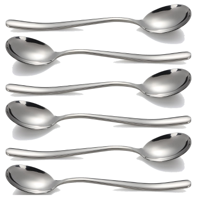 Picture of Stainless Steel Soup Spoon 7 Inch Set - 6 Pcs-(000-CK)
