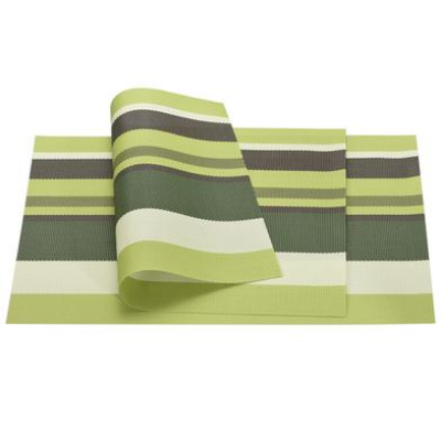 Picture of Placemat Insulation Mat Coasters Kitchen Dining Table Mat-6 pcs (Green)-(000-CK)