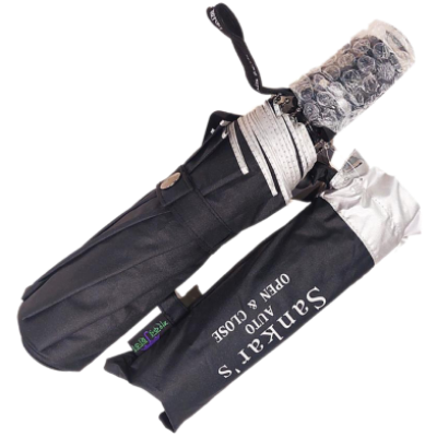 Picture of Sankar's Umbrella Auto Open-Close 10 Ribs Black Colour (S-502N)-(C-AP)-Full Look: 40
