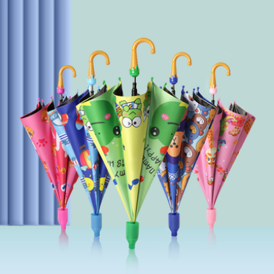 Picture of Kids Ice-Cream Umbrella With Anti-Drip Plastic Cover (Any Color and Design) -1 Pcs-(C-AP)-Full Look: 42